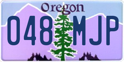 OR license plate 048MJP