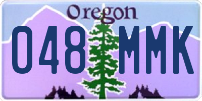 OR license plate 048MMK