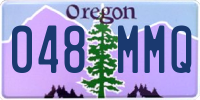 OR license plate 048MMQ