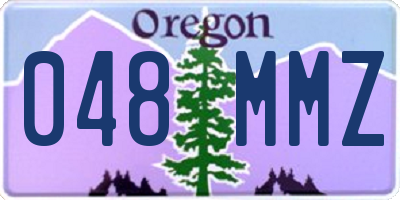 OR license plate 048MMZ