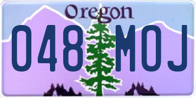 OR license plate 048MOJ