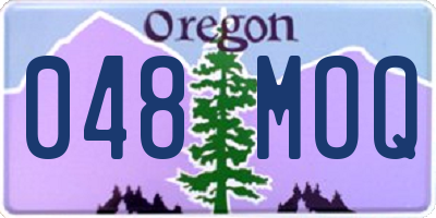 OR license plate 048MOQ