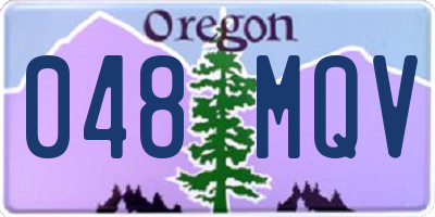 OR license plate 048MQV
