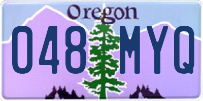 OR license plate 048MYQ