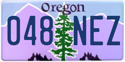 OR license plate 048NEZ