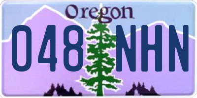 OR license plate 048NHN
