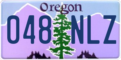 OR license plate 048NLZ