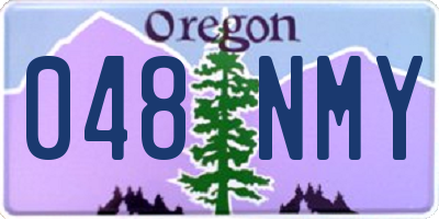 OR license plate 048NMY