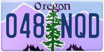 OR license plate 048NQD