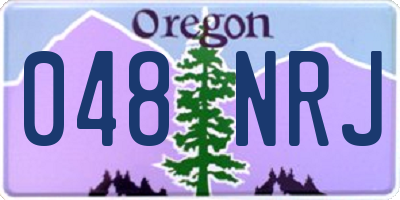 OR license plate 048NRJ