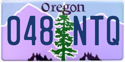 OR license plate 048NTQ