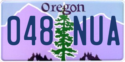 OR license plate 048NUA