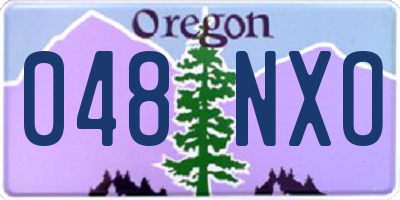 OR license plate 048NXO