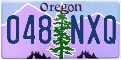 OR license plate 048NXQ