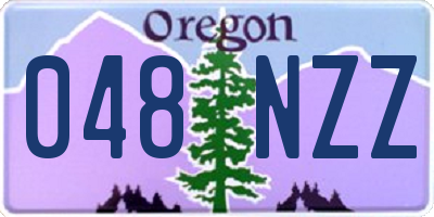 OR license plate 048NZZ