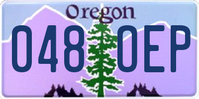 OR license plate 048OEP
