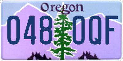OR license plate 048OQF