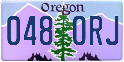 OR license plate 048ORJ