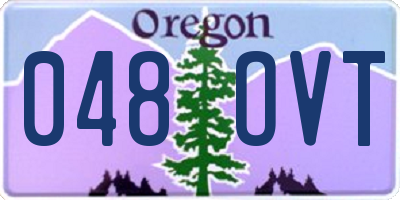 OR license plate 048OVT