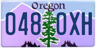 OR license plate 048OXH