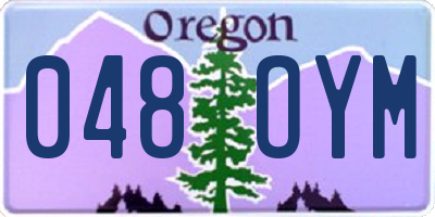 OR license plate 048OYM
