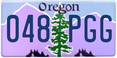 OR license plate 048PGG