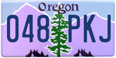 OR license plate 048PKJ