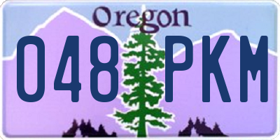 OR license plate 048PKM