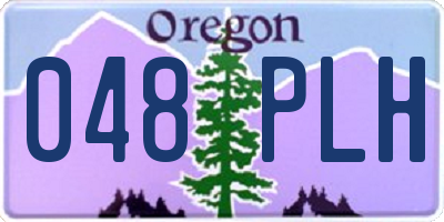 OR license plate 048PLH