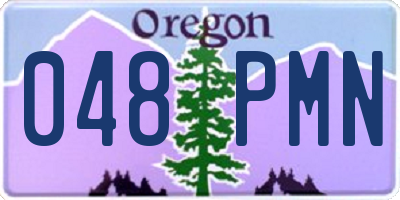 OR license plate 048PMN