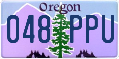 OR license plate 048PPU