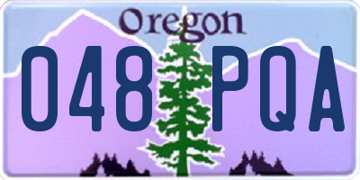 OR license plate 048PQA