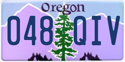 OR license plate 048QIV