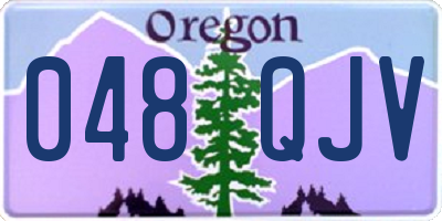 OR license plate 048QJV