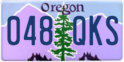 OR license plate 048QKS