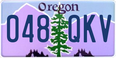 OR license plate 048QKV