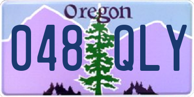 OR license plate 048QLY