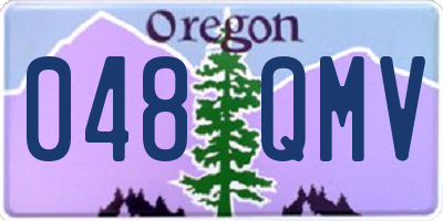 OR license plate 048QMV