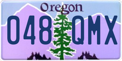 OR license plate 048QMX