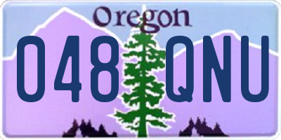 OR license plate 048QNU