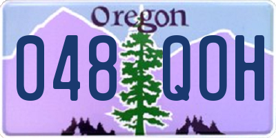 OR license plate 048QOH