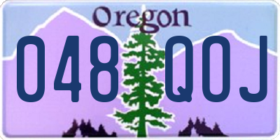 OR license plate 048QOJ
