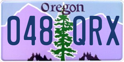 OR license plate 048QRX