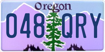 OR license plate 048QRY