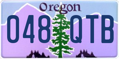 OR license plate 048QTB