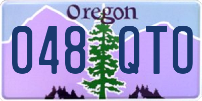 OR license plate 048QTO