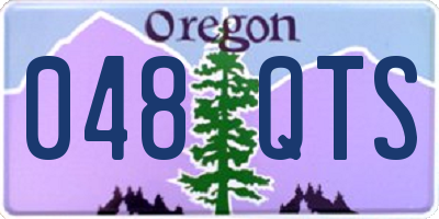 OR license plate 048QTS