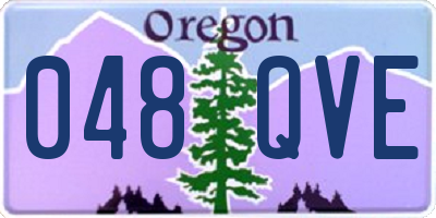 OR license plate 048QVE