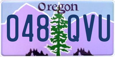 OR license plate 048QVU