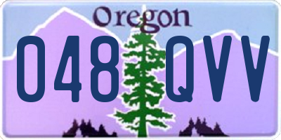 OR license plate 048QVV